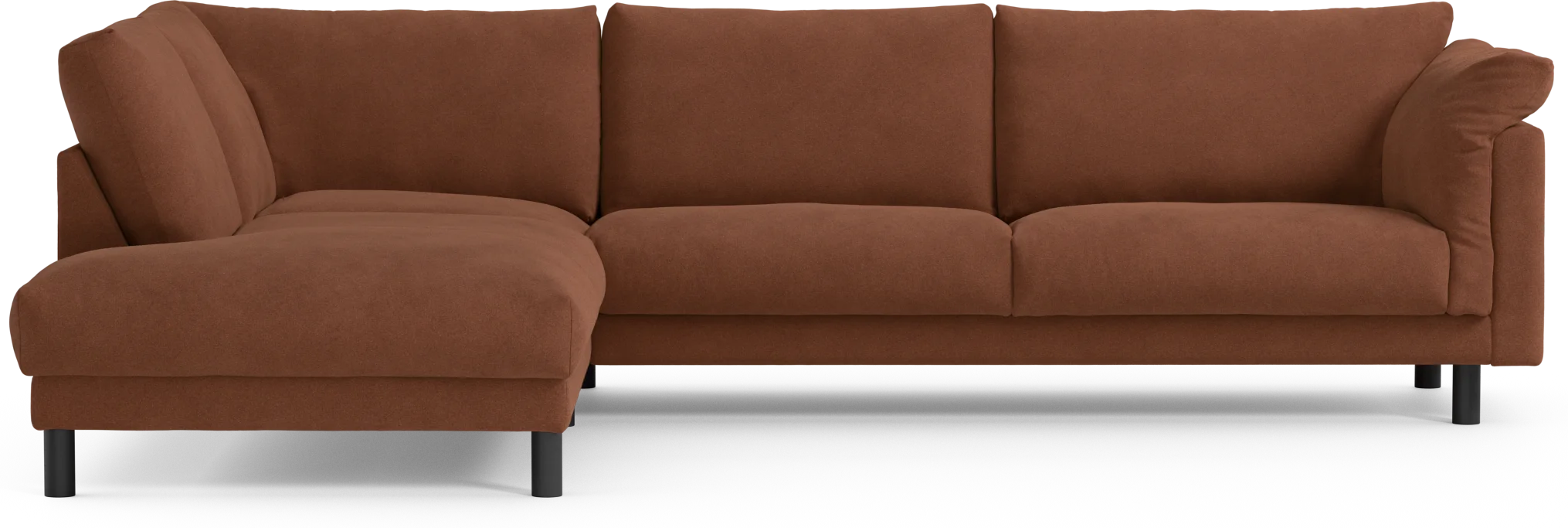 Cherrie 3-sits soffa med divan vänster, fast klädsel pKedc