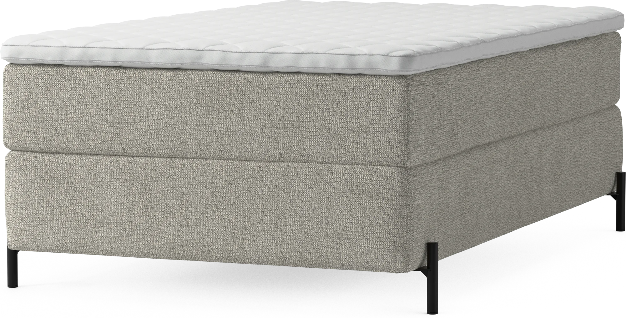 Delux Dream Kontinentalsäng, enkelsäng 120 cm med bäddmadrass och sängben R6xiu