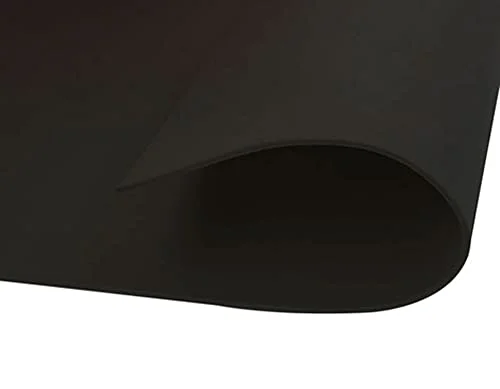 INNSPIRO Svart EVA gummiark 20 x 30 cm 1 mm. u. Mycket använt material för hantverk och dekoration 8428885242148