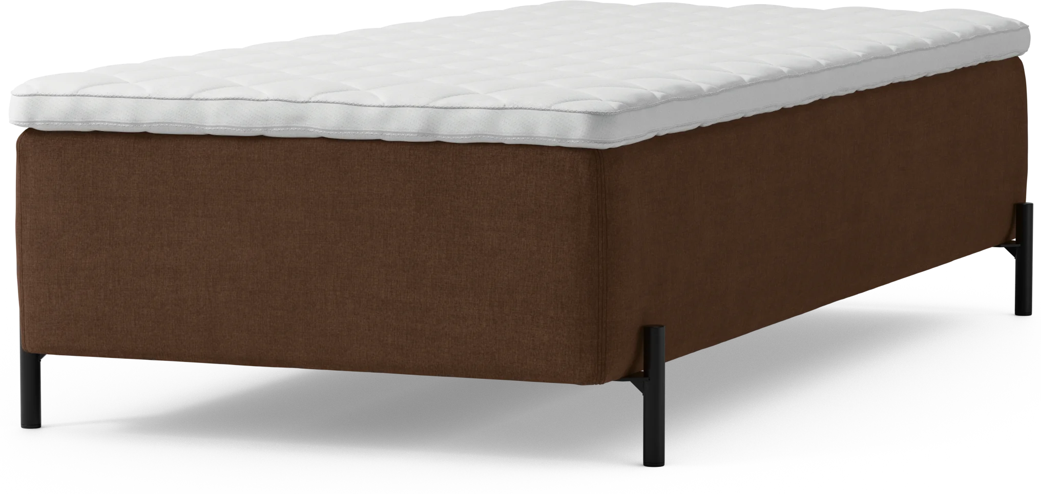 Delux Dream Ramsäng, enkelsäng med bäddmadrass och sängben v4N43