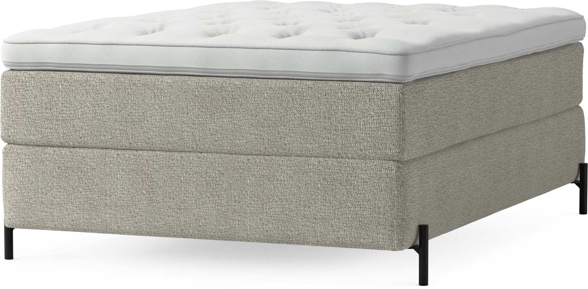 Delux Dream Kontinentalsäng, enkelsäng 140 cm med bäddmadrass och sängben kRHpv