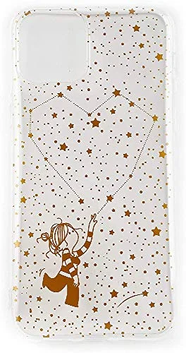 La Volatil mobiltelefonfodral, transparent anti stötskydd med mjuk TPU stötfångare, stjärnmodell 8445183000096