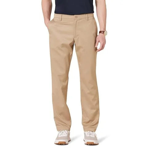 Amazon Essentials mäns atletisk passform stretchgolfbyxor (finns i stora och långa), kakibrun, 32 B x 31 L 197153022499
