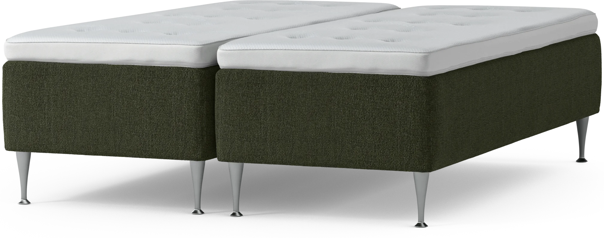 Delux Dream Ramsäng, dubbelsäng med bäddmadrass och sängben 8x85w