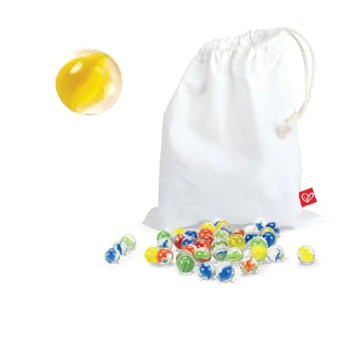 Hape Quadrilla Murmel förlängningsset, 50 stycken inklusive förvaringsväska, från 4 år 7662558139699