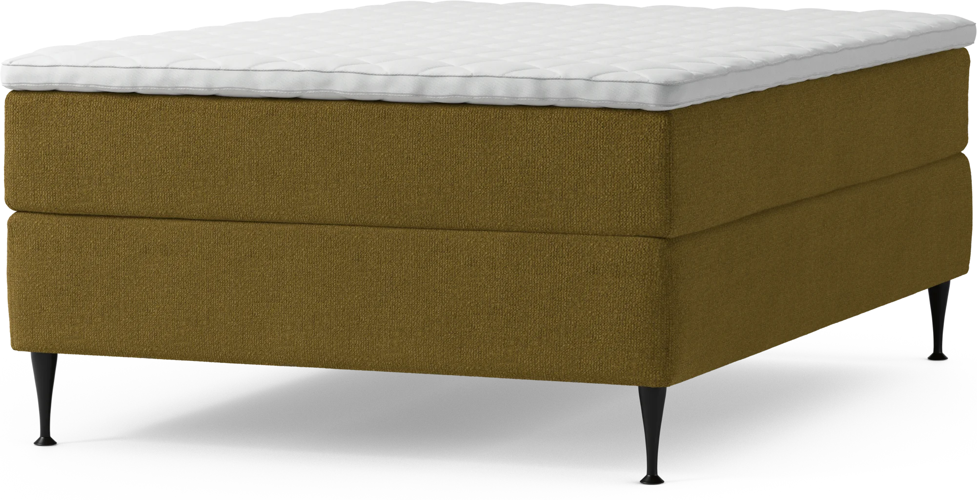 Delux Dream Kontinentalsäng, enkelsäng 140 cm med bäddmadrass och sängben tkeJo