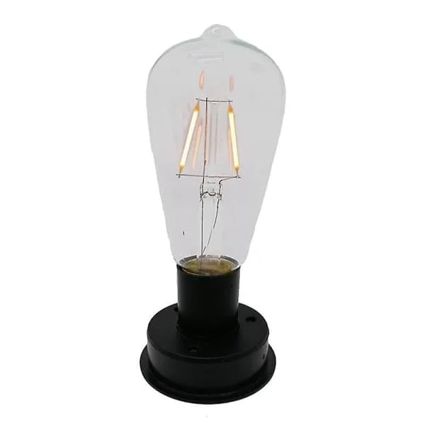1 pc Solar LED Filament Bulb 2800K Automatic Light Sensors Fence Night Light for Garden Lamp (8.5cm) as shown CJ-01-0806009715 1 pc Solar LED Filament Bulb 2800K Automatic Light Sensors Fence Night Light for Garden Lamp (8.5cm) as shown CJ-01-0806009715
