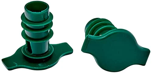 IBILI Set med 2 ciderpluggar, rostfritt stål, grön/svart, 1 enhet, blandad modell 8411922072761