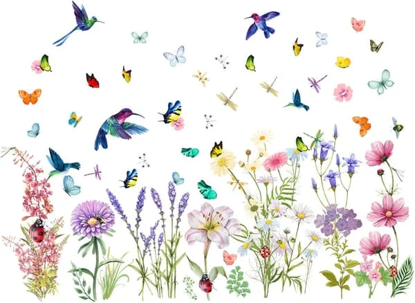 1 Set Vår Sommar Fönsterdekaler, Blomma Fåglar Fjäril Väggdekal Klistermärken, Väggdekaler, Burspråksdekaler, Fönsterdekaler för Sovrum Vardagsrum FDP012606ZZY 1 Set Vår Sommar Fönsterdekaler, Blomma Fåglar Fjäril Väggdekal Klistermärken, Väggdekaler, Burspråksdekaler, Fönsterdekaler för Sovrum Vardagsrum FDP012606ZZY