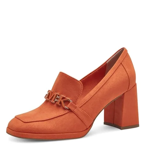 MARCO TOZZI dam av GMK, Feel ME fotbädd, mjukt foder, 28440242 tofflor, orange, 38 EU, apelsin, EU 4064231566243