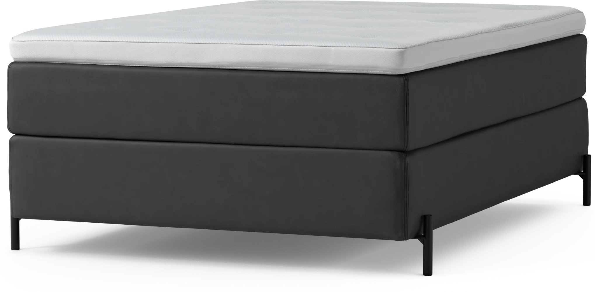 Delux Dream Kontinentalsäng, enkelsäng 140 cm med bäddmadrass och sängben 8cn8E