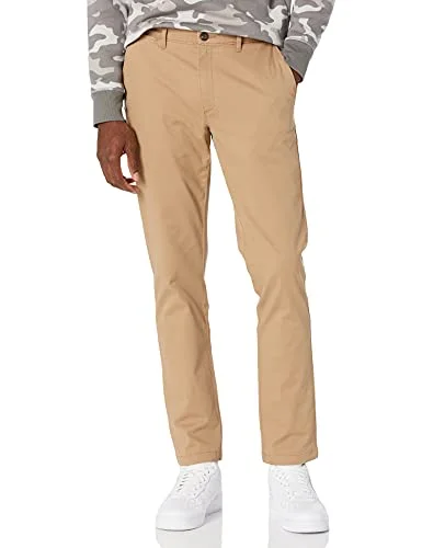 Amazon Essentials herr Skinny Fit casual stretch chino byxa, mörk kakibrun, 36 B x 29 L 193548338657