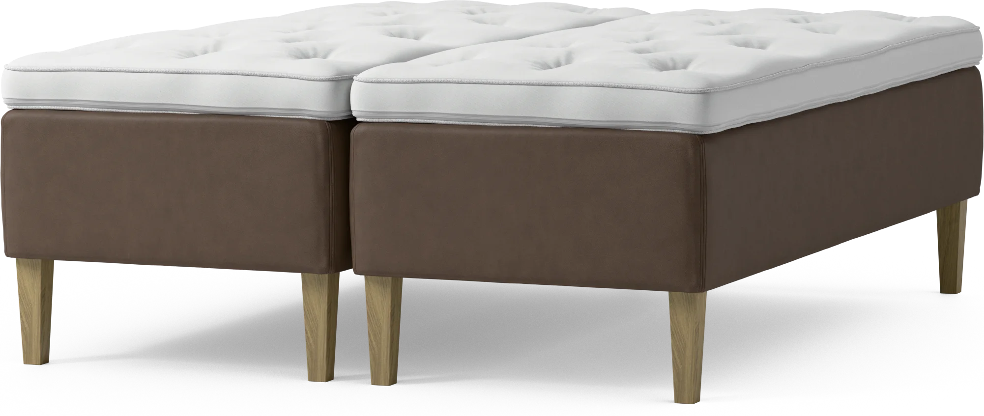 Delux Dream Ramsäng, dubbelsäng med bäddmadrass och sängben 2DPy5