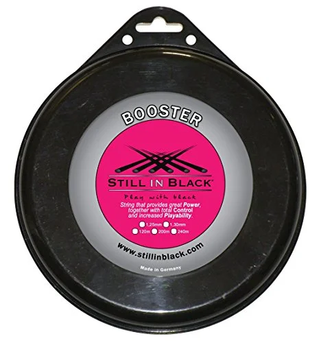 Still in Black Booster Reel Tennis Rep vuxen, svart, 1,25 mm x 200 m 3760246200004