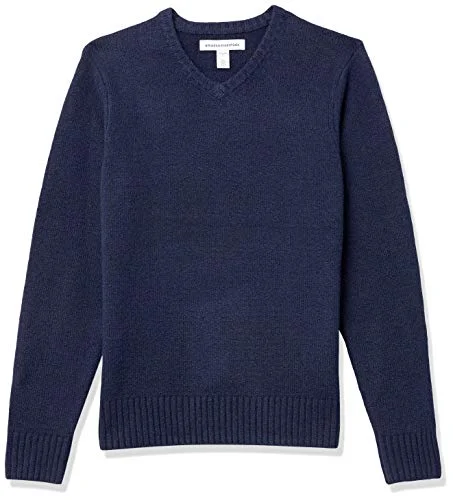 Amazon Essentials långärmad mjuk beröring v ringad tröja, marinblå, XX Large 195111095998