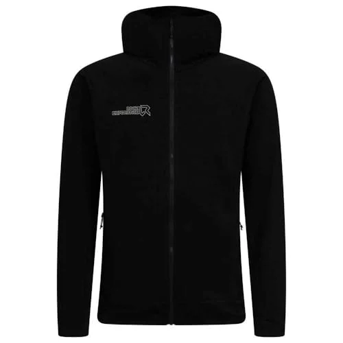 Rock Experience REMC02771 0208 Diadem 2.0 Hoodie FZ Man Fleece Herr Långärmad Kaviar L 8057734800699