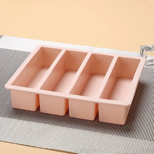 1 st 4 rutnät långremsa silikoniskuber fyrkantig form DIY C Pink onesize ZGHG1502-PK@#023T2S7P 1 st 4 rutnät långremsa silikoniskuber fyrkantig form DIY C Pink onesize ZGHG1502-PK@#023T2S7P