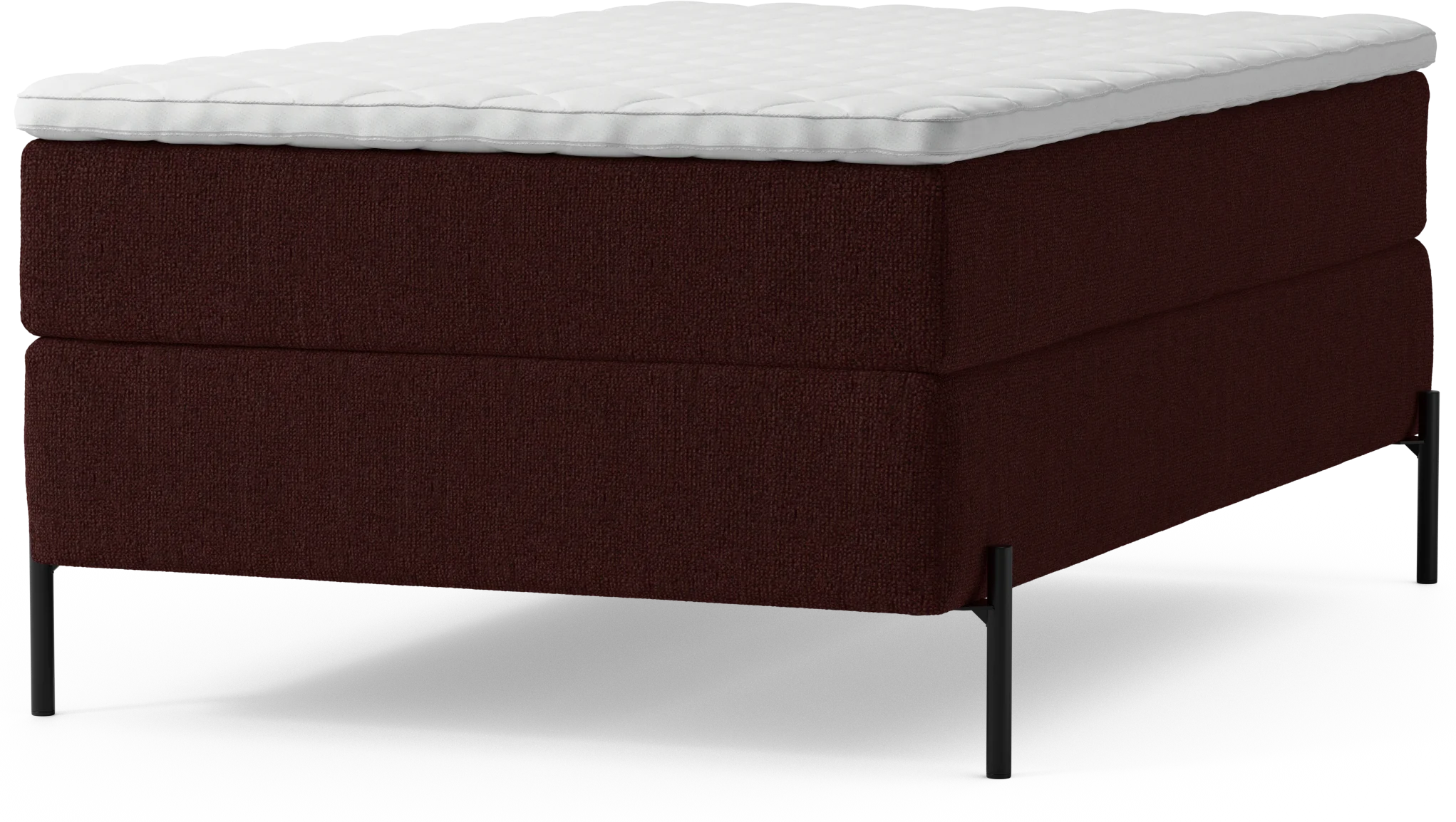 Delux Dream Kontinentalsäng, enkelsäng 120 cm med bäddmadrass och sängben tojM2