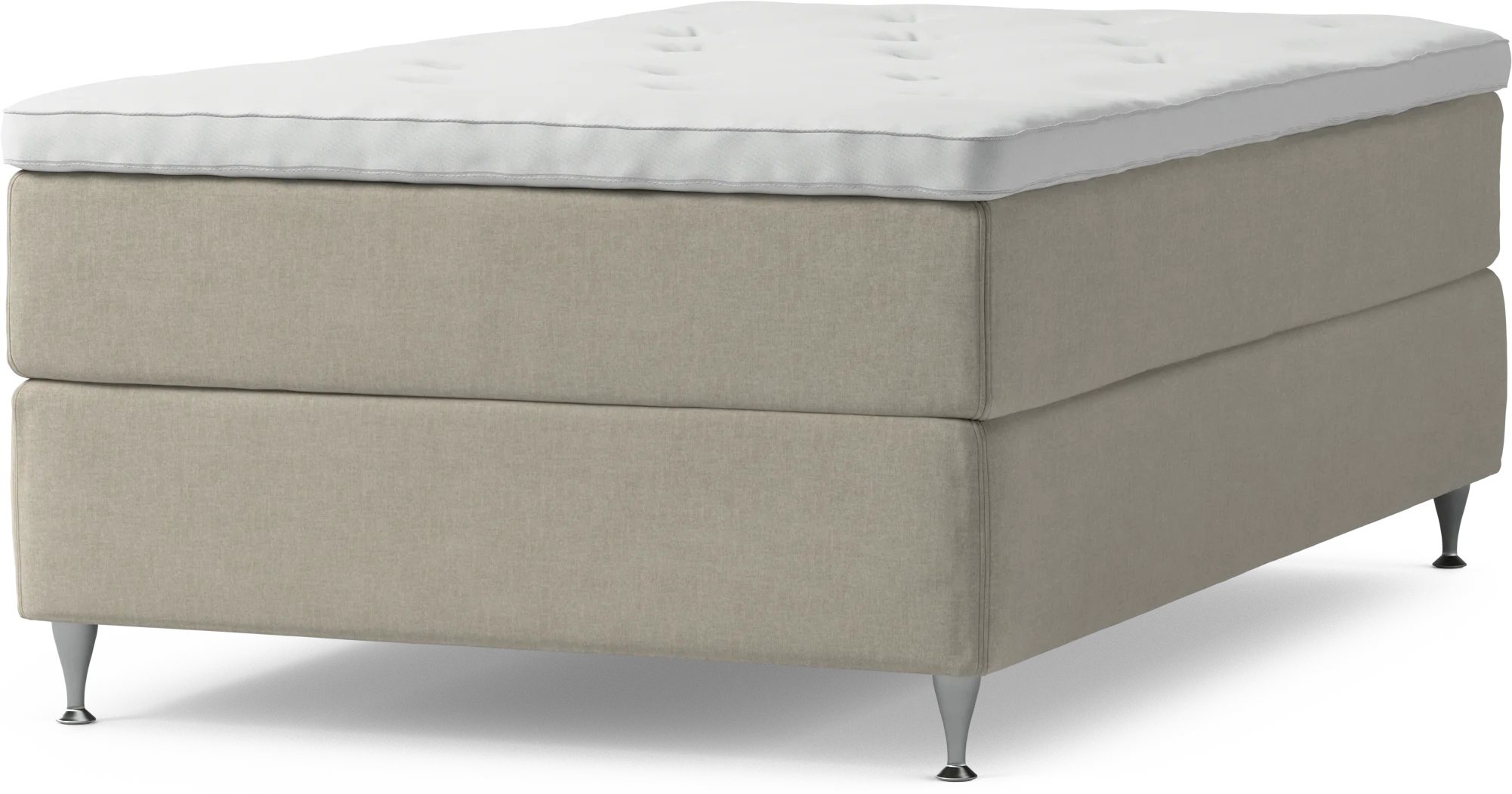 Delux Dream Kontinentalsäng, enkelsäng 120 cm med bäddmadrass och sängben 3miwZ