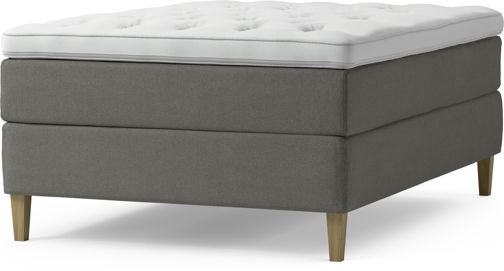 Delux Dream Kontinentalsäng, enkelsäng 140 cm med bäddmadrass och sängben JFST8