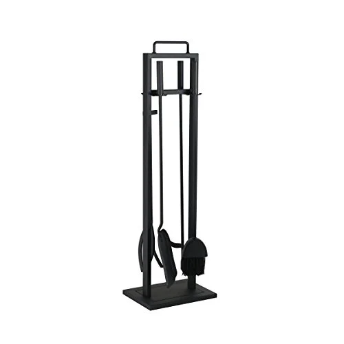Kamino-Flam 125405 Set Iron Fireplace Companion Accessories Modern Black 4005437154551