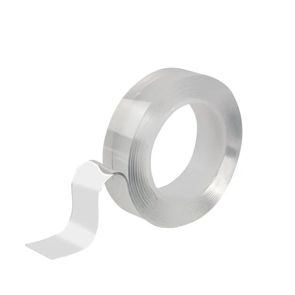 1/3/5m Nano Velcro Dubbelsidig Tejp Klar Spårlös Tjock 1MM*Bredd 3CM*Längd 1M AQ-00540