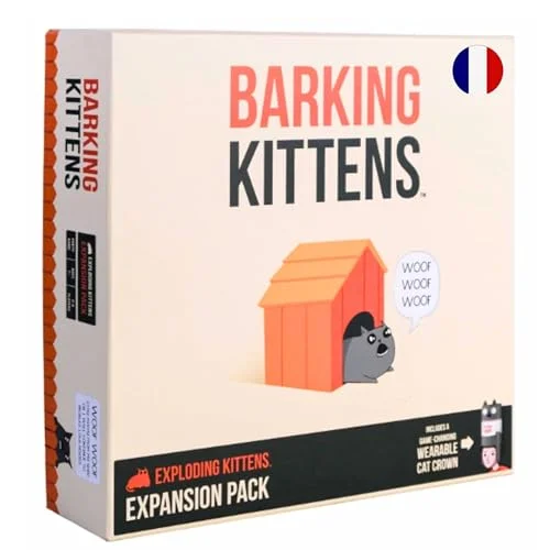 Asmodee Exploding Kittens Ext. Barking FR 7+ 2 5 SPELARE 15 MIN 810083041216