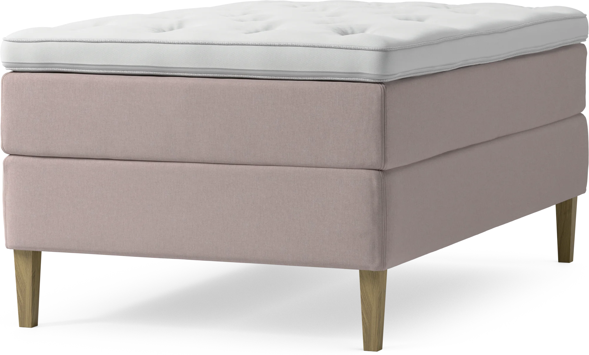 Delux Dream Kontinentalsäng, enkelsäng 120 cm med bäddmadrass och sängben I3gBN