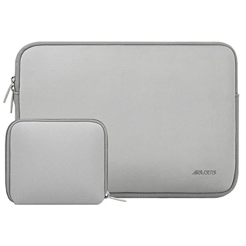 MOSISO Laptopfodral kompatibel med MacBook Air/Pro Retina, 1313,3 tums bärbar dator, Pro 14 tum 2021 2022 M1 Pro/Max A2442, neoprenärm litet fodral, grå 6914710940775