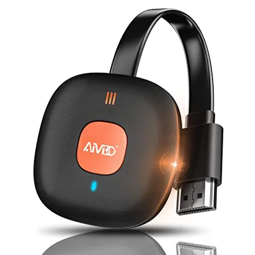 AT Mizhi Trådlös HDMI skärmadapter, 4K HDR skärmspegel skärmdongle Wifi adapteranslutning stöder Miracast/DLNA/Airplay för Android/IOS/Windows/Mac OS/HDTV/bildskärm/projektor 743815842983