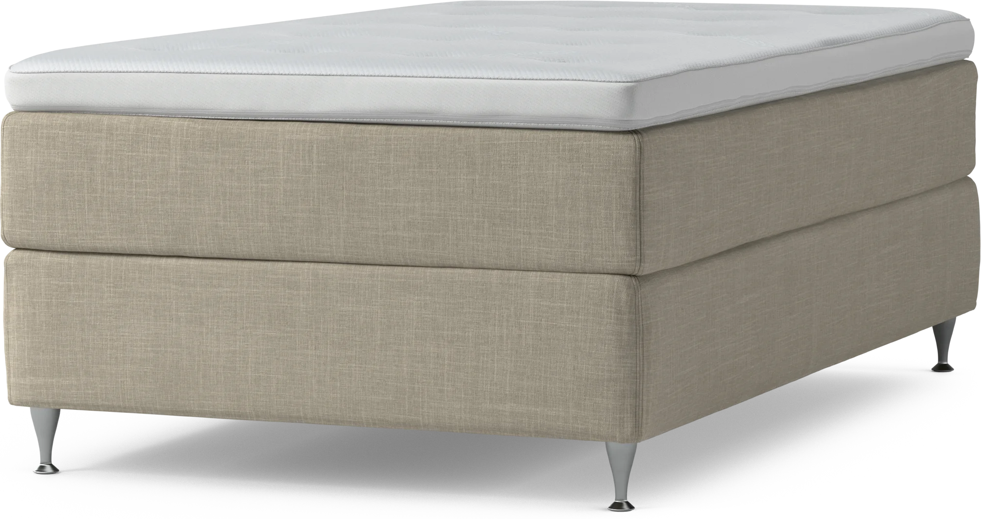 Delux Dream Kontinentalsäng, enkelsäng 120 cm med bäddmadrass och sängben yaE0v