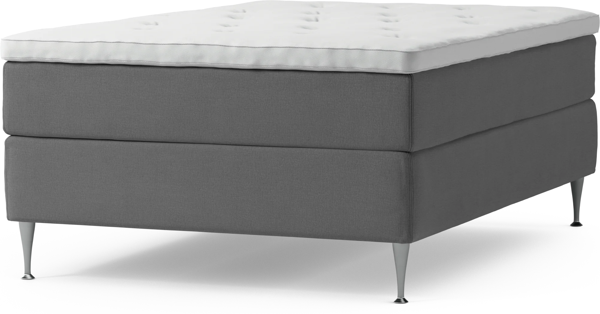 Delux Dream Kontinentalsäng, enkelsäng 140 cm med bäddmadrass och sängben SR4yK