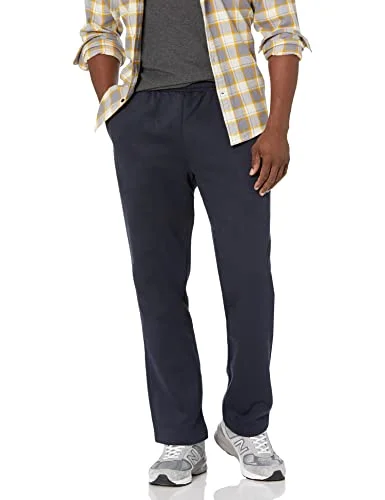 Amazon Essentials Fleece sweatpants för män (finns i stora och långa), marinblå, 5X Large Big 196433424930