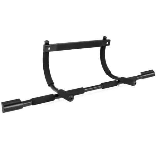 ProsourceFit Multi Grip Lite Pull Up/Chin Up Bar, slitstark dörröppning överkropp träningsstång för hemmagym 61 cm 81 810244022641
