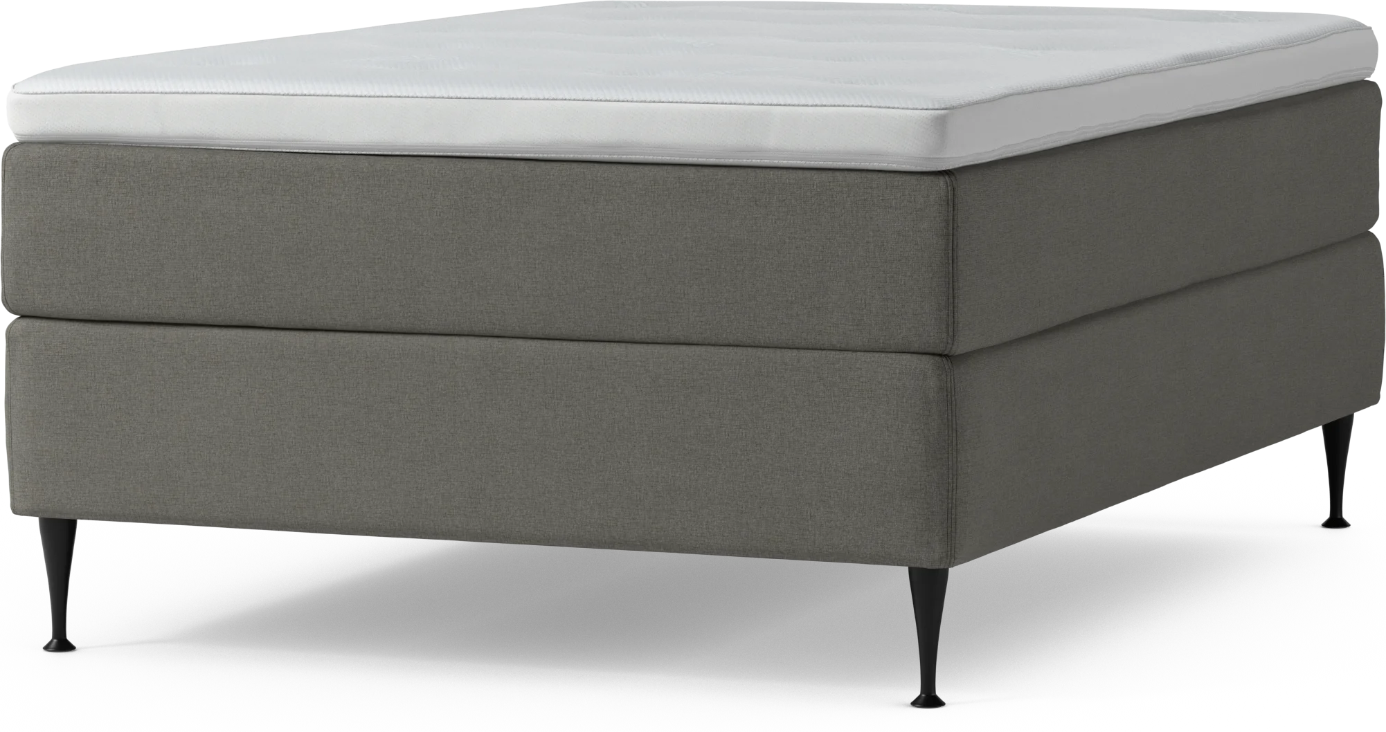 Delux Dream Kontinentalsäng, enkelsäng 140 cm med bäddmadrass och sängben mbaF7