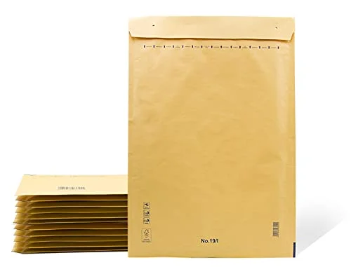 Ofituria 5 st vadderade kuvert av polyeten innerbubbelpapper, brun färg, kapacitet för dokument, 300 x 420 mm 8435677610030