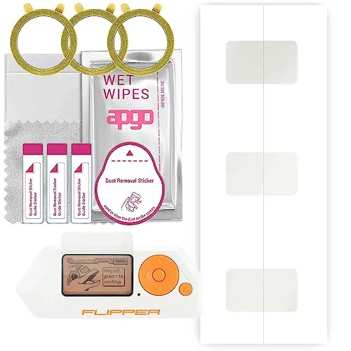 3x apgo Hydrogel MATTE skärmskydd för Flipper Zero, hydrogelfilm, flexibel, mjuk TPU med positioneringslager enkel installation 5905207489977