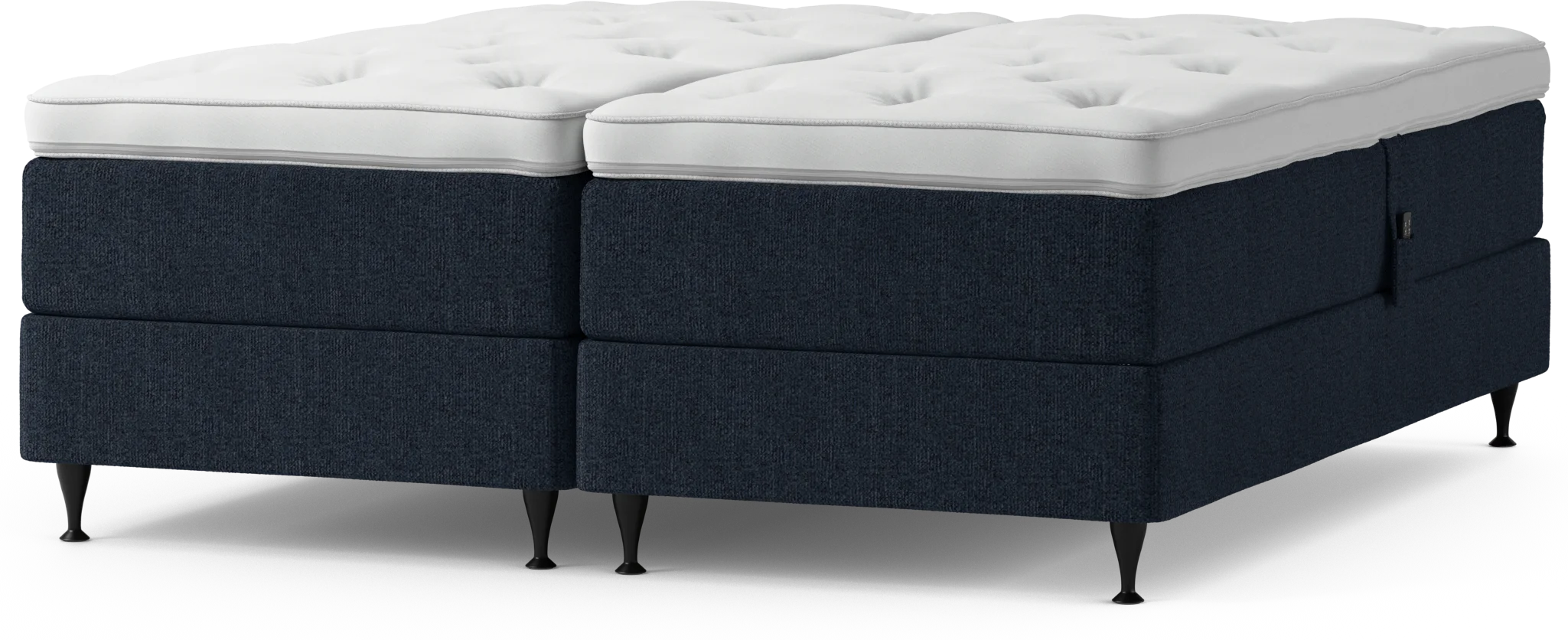 Delux Dream Ställbar säng, dubbelsäng med bäddmadrass och sängben W57M0