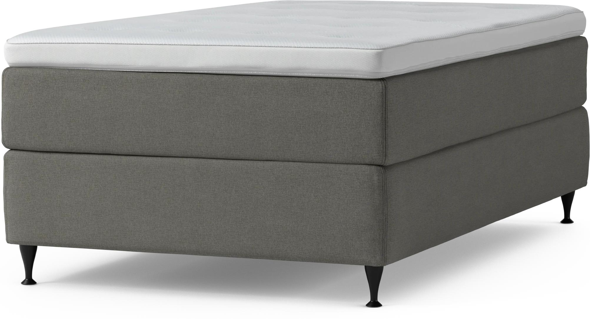 Delux Dream Kontinentalsäng, enkelsäng 120 cm med bäddmadrass och sängben NK6n2