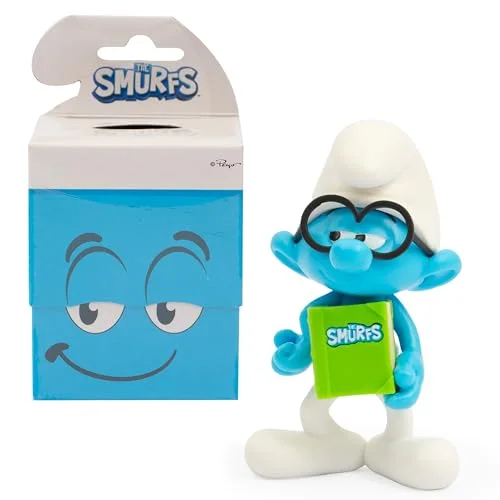 Smurfarna, 1 figur, 7,5 cm, med funktioner, slumpmässiga modeller att samla, leksaker för barn från 3 år, PUF12 8056379161837