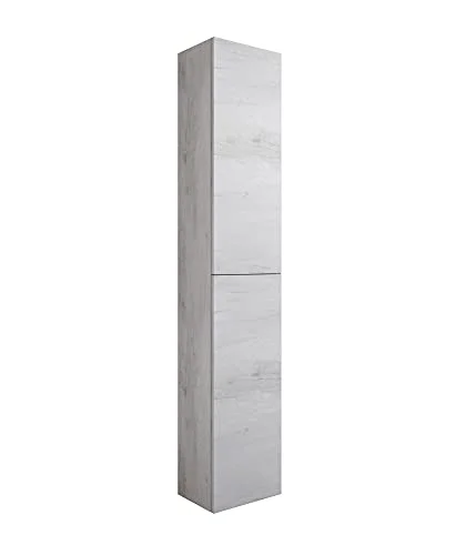 Mama Store ERA vändbar hängpelare 2 dörrar, T, trämaterial, ek vit, L. 30 x P. 22 H. 160 cm 8023416713571