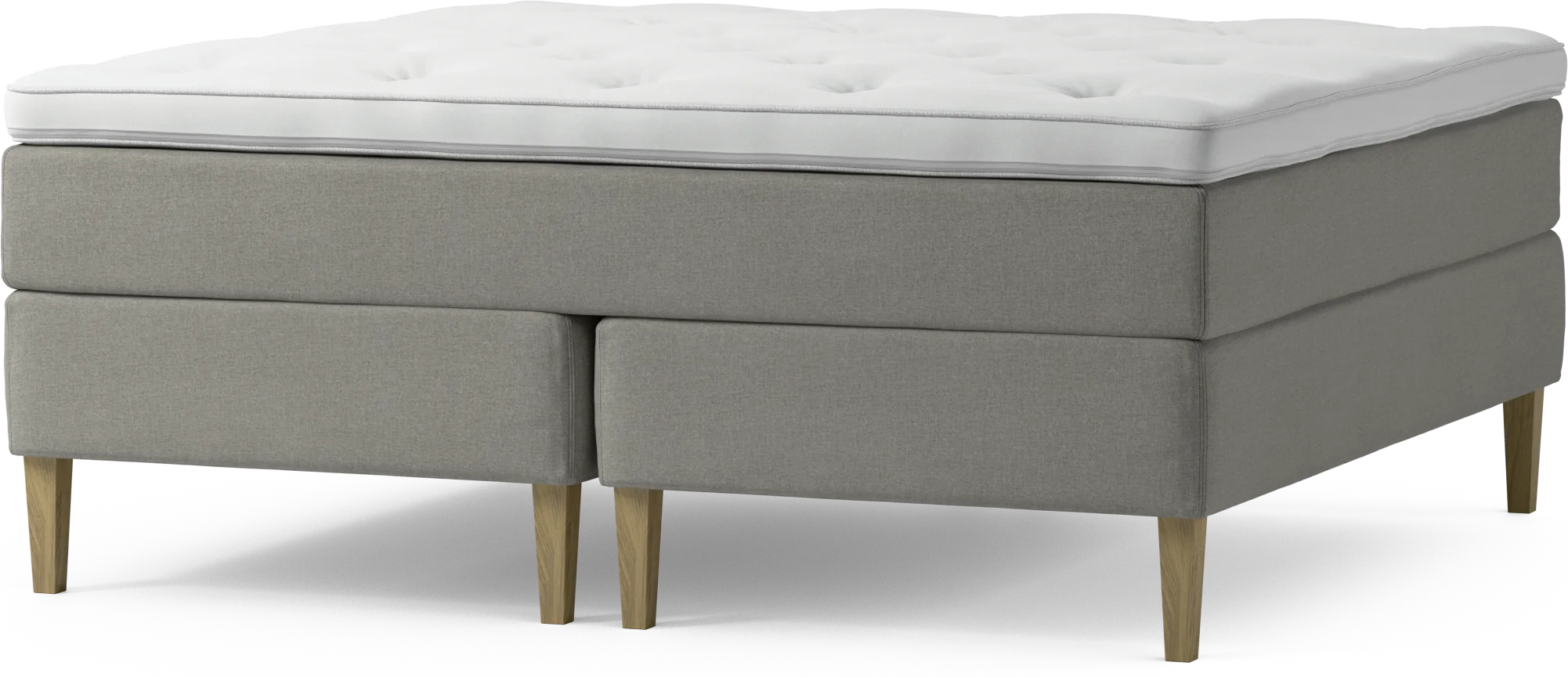 Delux Dream Kontinentalsäng, dubbelsäng med bäddmadrass och sängben QlJPf