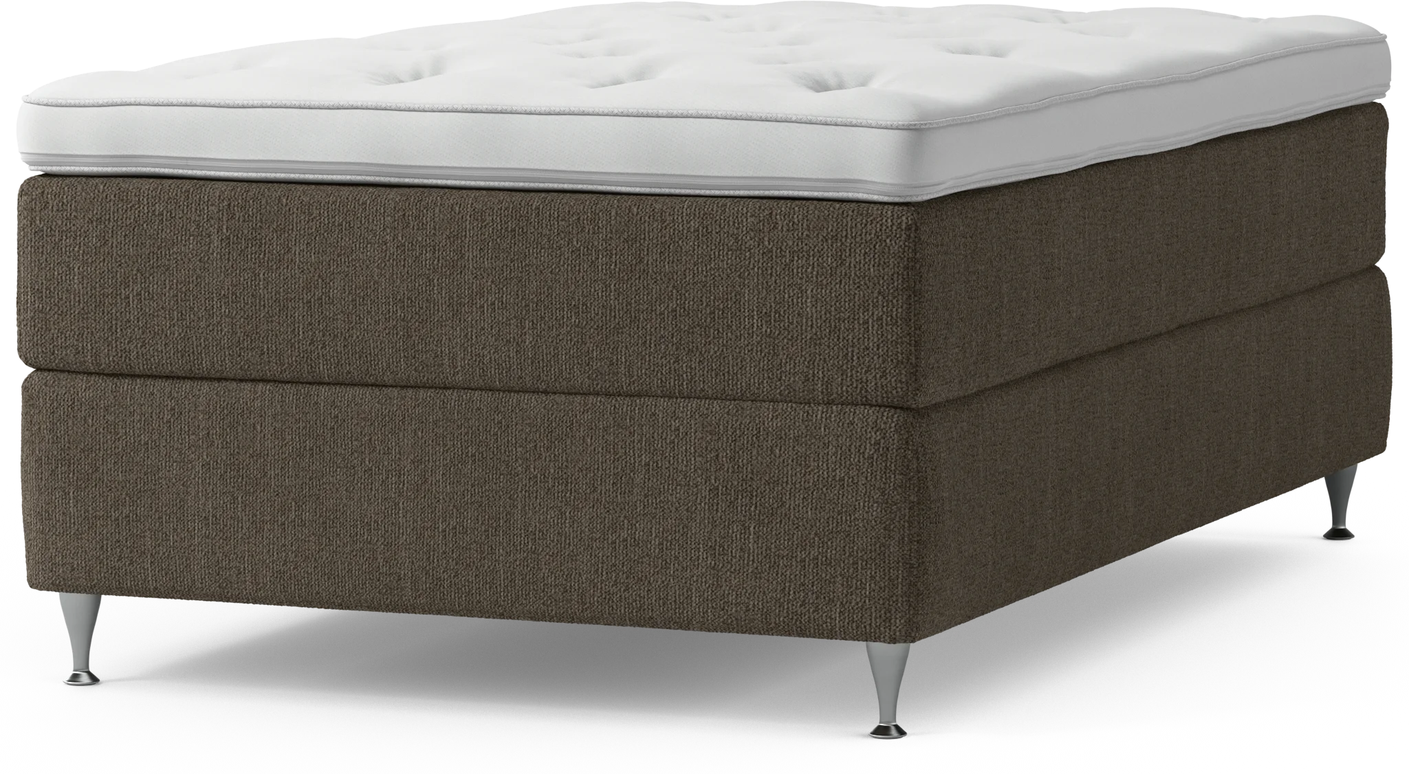 Delux Dream Kontinentalsäng, enkelsäng 120 cm med bäddmadrass och sängben Y8Uvh