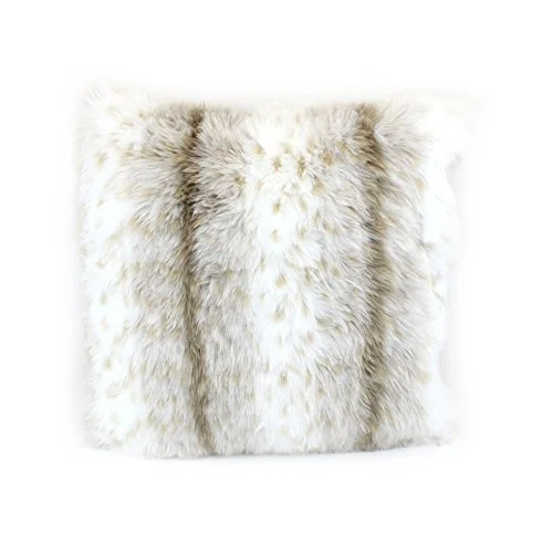 Gözze Ädel Felloptik fodral för hemmet, design Luchs, vit/brun, 50 x cm, 40056 5151 4021626031342