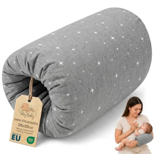 amningskudde liten Breastfeeding och Nursing Pillow för resor 20 cm Amningsmuff armkudde positioning kudde baby arm av mjuk bomull Oeko Tex Galaxy 5902670992379