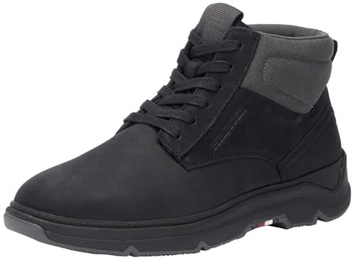 Tommy Hilfiger herr Hilifger Nubuck Hybrid Chukka Western Boot, Svart, 10 UK, 44 EU 8720636865942