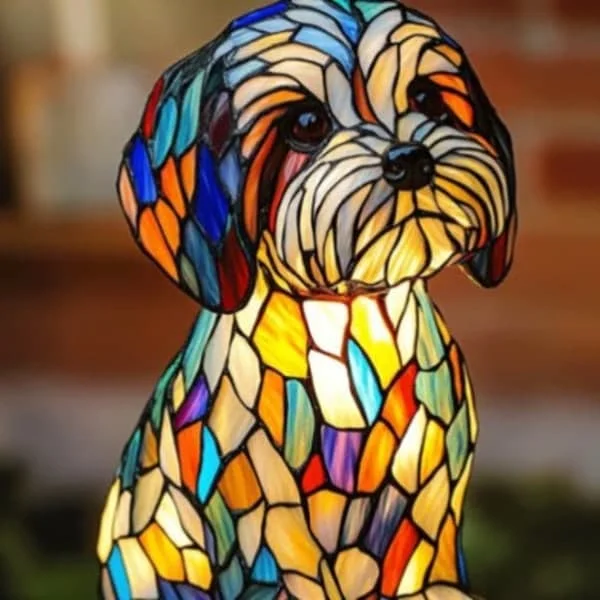 1-pack New Maltese Dog Lamp Home Desk Decoration, SE F26314X616 1-pack New Maltese Dog Lamp Home Desk Decoration, SE F26314X616