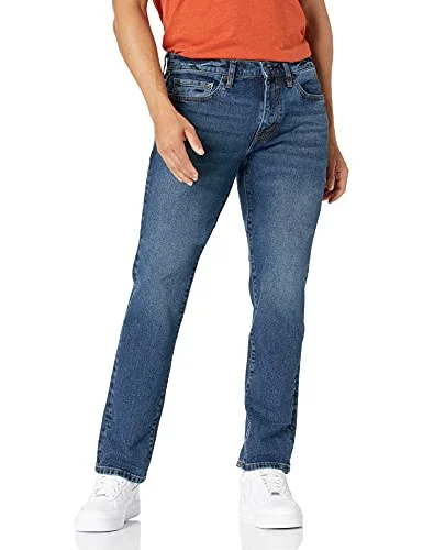 Amazon Essentials Men's Jeans smal passform, Vintage tvättad, 32W / 33L 193548941352
