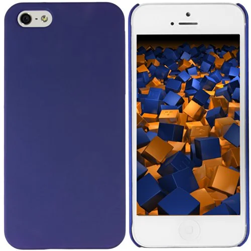 mumbi fodral & iPhone 5 5S, hårt skal blå, blå 4250261436483