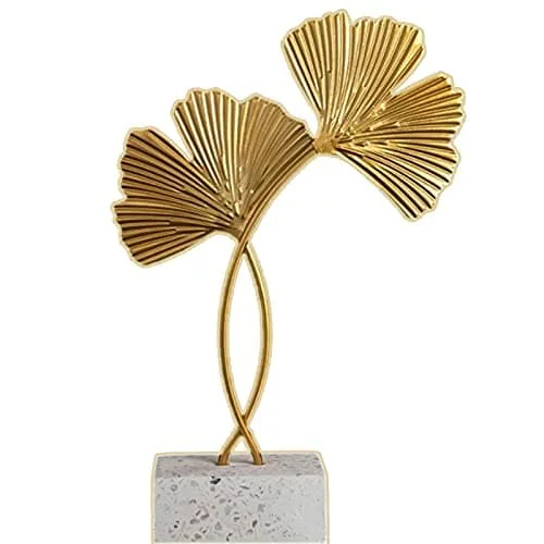 1 Ginkgoblad Dekor Bordsdekoration Europeisk Järnkonst 21 cm Hög HY-SY-081104824 1 Ginkgoblad Dekor Bordsdekoration Europeisk Järnkonst 21 cm Hög HY-SY-081104824
